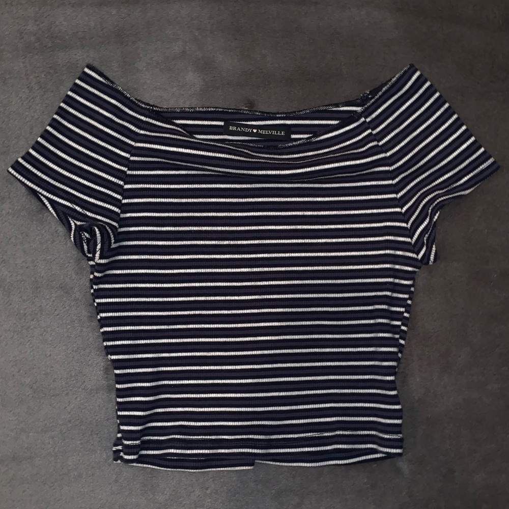 Off the shoulder crop top